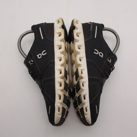 On Running Cloud 5 Road Running Shoes Women's 6.5 Black Casual Sneakers Lace Up - Picture 8 of 10